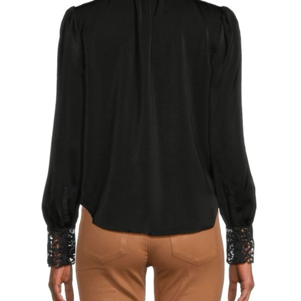 Heartloom Bellini Lace Trimmed Long-sleeved Top NWT XS - Picture 4 of 7